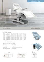 Silverfox 4 motors Electric Beauty Bed 2220D