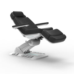 SilverFox 2246EBN Electric 4-Motor Examination Beauty Bed Esthetician Chair Facial Bed with Position Memory Function Standard or with Hand Remote, Paper Holder & Foot Cover Pacakge